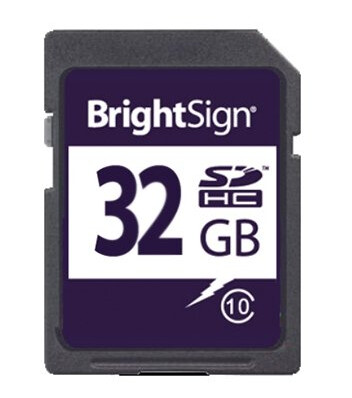 Brightsign 32Gb Sdhc Class 10, 32 Gb, Sdhc, Klasse 10, Mlc, Svart, Blå