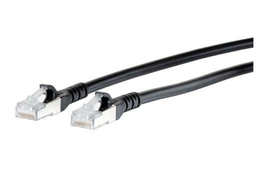 Metz Connect Patchkabel Cat.6A Awg26 70M Svart Nettverk Cat 6A 130845G000 E 130845G000 E