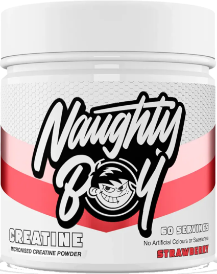 Naughty Boy Falvoured Creatine 300g Strawberry