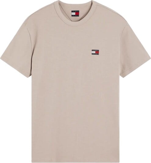Tommy Jeans Tjm Reg Badge Tee Ext Beige M