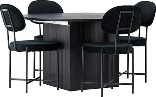 Venture Home Spisegruppe Venture Home Matilda med 4 Stella Stoler GR23538