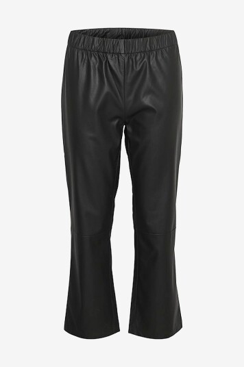 Culture Bukser cuCassandra Straight Pants Svart Culture Bukser cuCassandra Straight Pants Svart