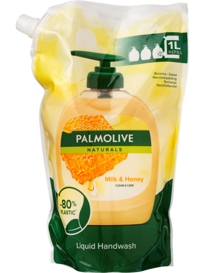 PALMOLIVE Handsoap Milk & Honey refill 500 ml.