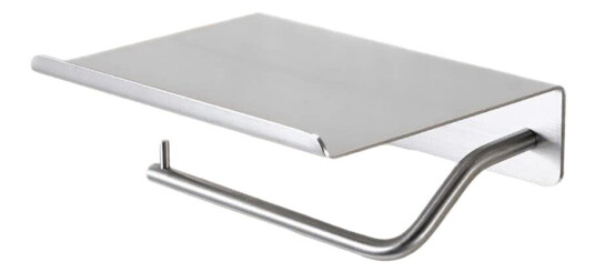 Toalettpapirholder Strand Stainless Billdal Med Hylle BI-416 BI-416