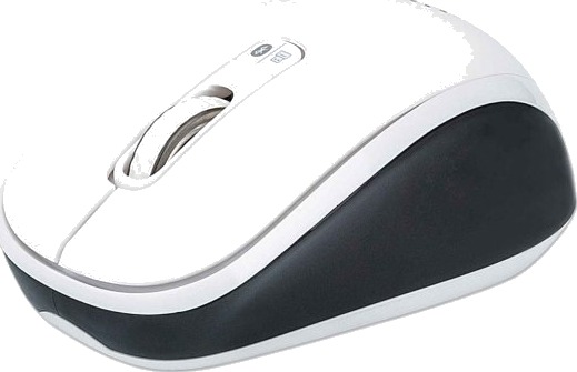 Manhattan 179645 Ambidekstriøs Optisk Bluetooth 1600 Dpi Sort Hvit