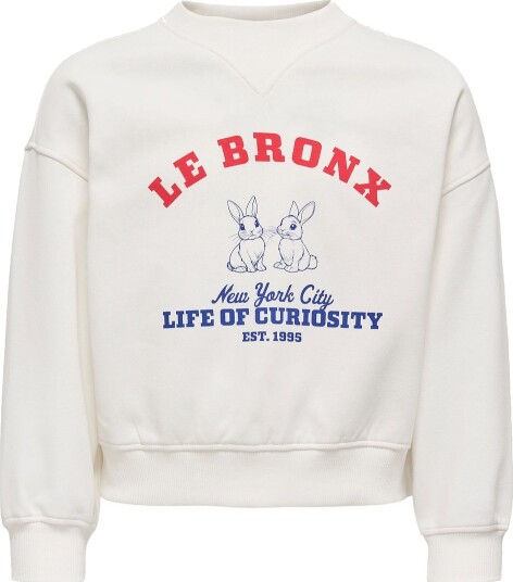 Kids Only Collegegenser KogBetina Cloud Danser/Bronx Kids Only 9 10 år 134 140 Collegegenser Hvit