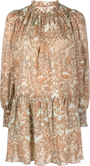Ulla Johnson Dame Kjoler Brun L, Ulla Johnson Dame Kjoler Brun L,