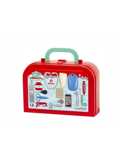 Ecoiffier Luxury Doctor"s Case 17 pcs. Ecoiffier Luxury Doctor"s Case 17 pcs.
