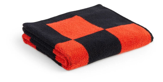 HAY Check håndkle 50 x 90 cm Poppy red