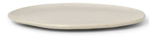 ferm LIVING Flow tallerken 27 cm Off-white speckle