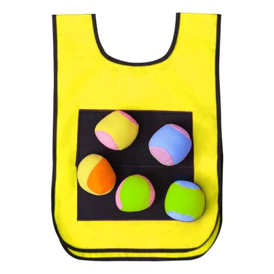 Catsson Int Group LTD Dodgeball Vest med Baller - Gul