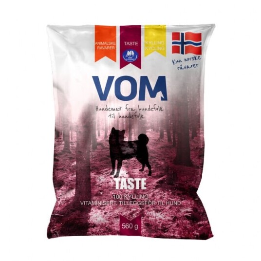 Vom Og Hundemat Vom Taste Kylling Kjøttboller 560Gr Vom Og Hundemat Vom Taste Kylling Kjøttboller 560Gr