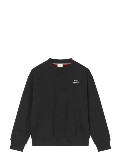 Mads Nørgaard Mix Sweat Sonar Sweatshirt Black 116 Mads Nørgaard Mix Sweat Sonar Sweatshirt Black 116