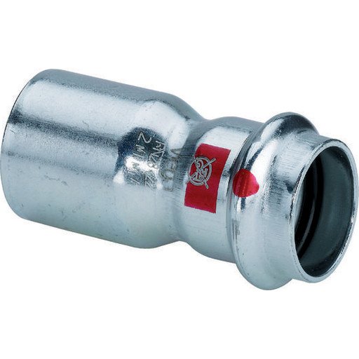 Viega Prestabo Reduksjonsmuffe 54 x 22 mm Galvanisert Stål
