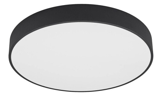 Arcchio Noabelle LED-taklampe, svart, 80 cm