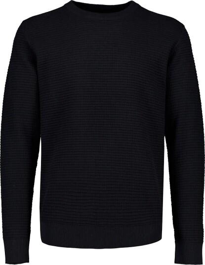 Lindbergh Structure O Neck Knit L/S Black S