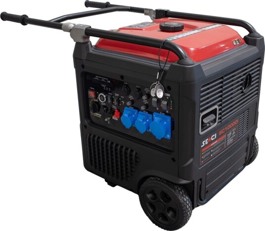 Senci Inverteraggregat 9000 w El.Start Bensin Atsreléstyring Senci Inverteraggregat 9000 w El.Start Bensin Atsreléstyring