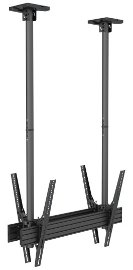 Multibrackets PRO Series M Ceiling Mount Pro MBC1UX2SD - brakett - for 2 LCD-skjermer - svart