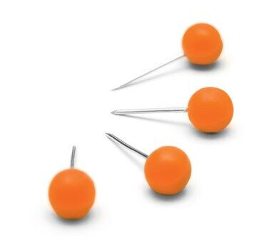 Nobo Nler til oppslagstavle Orange Pk/100 Nobo Nler til oppslagstavle Orange Pk/100