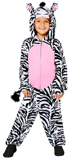 Amscan International Zebra Onesie Barn Karnevalskostyme  Small