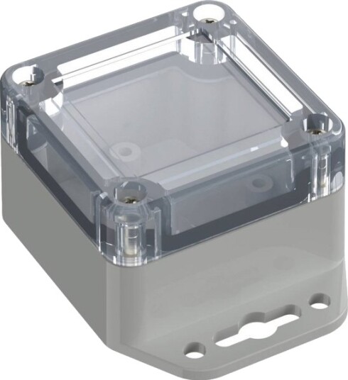 Tru Components Flensskap 60 × 60 × 40,1 mm ABS PC Lys Grå