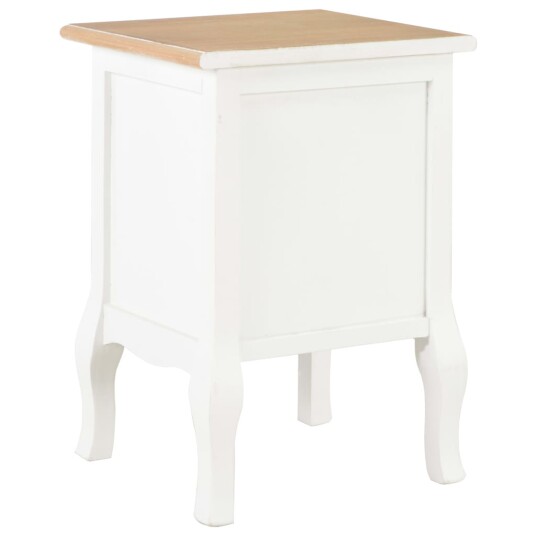 vidaXL Nattbord 2 stk 35x30x49 MDF hvit vidaXL Nattbord 2 stk 35x30x49 MDF hvit