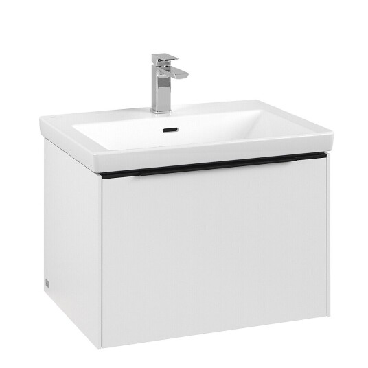 Villeroy & Boch Subway 3.0 Servantskap m/1 skuff 622x429x478 mm Hvit Matt Villeroy & Boch Subway 3.0 Servantskap m/1 skuff 622x429x478 mm Hvit Matt