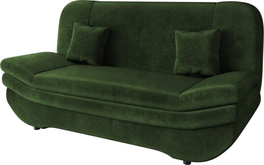 Figurelle Sovesofa 2 seter i Chenille Grønn