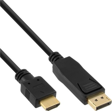 Inline B 17183 3 M Displayport Hdmi Hankjønn Hankjønn Rett