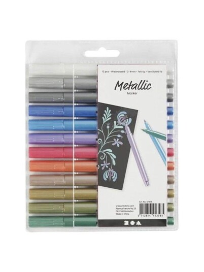 Creativ Company Metallic Markers 12pcs. Creativ Company Metallic Markers 12pcs.