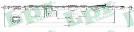 Bremsewire LPR C0309B Bremsewire LPR C0309B