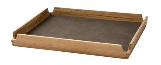 LIND DNA Airy teak brett 30,1x30,1 cm nupo kaviar