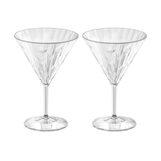 Koziol Club No. 12 martiniglass plast 25 cl 2-pakning Krystallklar 1736145-01-0 1736155-01-0