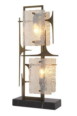 Zeno bordlampe antique brass Zeno bordlampe antique brass
