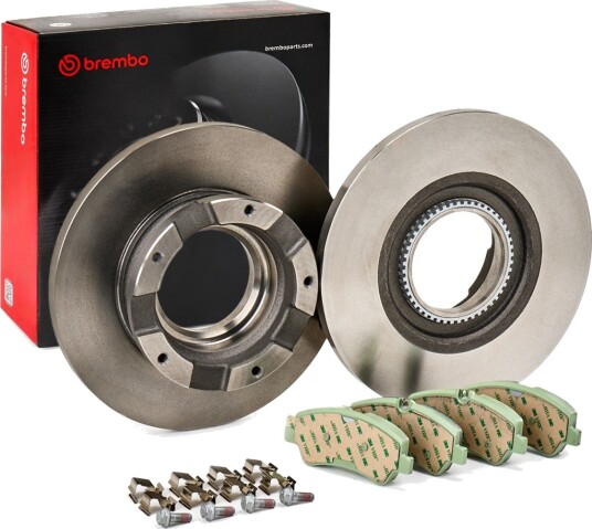 Bremseskiver og klosser BREMBO KT 10 013