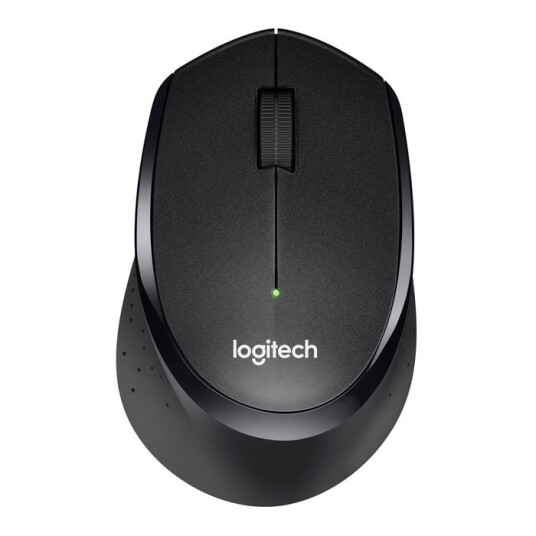 Logitech B330 Silent Plus Trådløs Optisk Mus med 3 Knapper - Svart