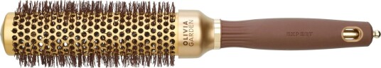 Olivia Garden Expert Blowout Speed Wavy Bristles Gold & Brown 35 mm