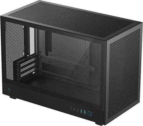 DeepCool CH260 Mikro Tårn Kabinett Svart med Herdet Glass