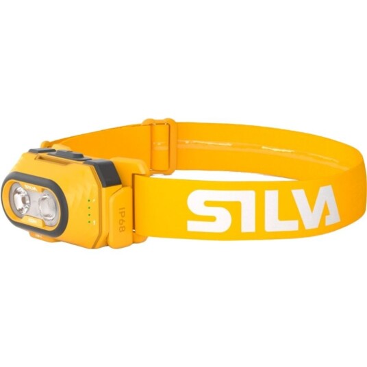 Silva Explore 5 Hodelykt med 700 Lumen - Gul Silva Explore 5 Hodelykt med 700 Lumen - Gul