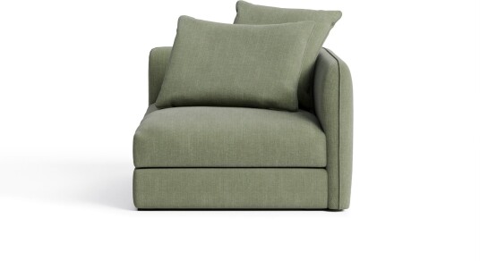 No Ga - Pavarotti Right Module Small Shadow Green 06 Sofaer Grønn Ned/metall/tre/skum