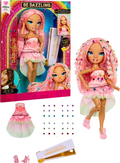 Rainbow High Be Dazzling Adeline Rose Motedukke Rosa Rainbow High Be Dazzling Adeline Rose Motedukke Rosa