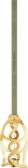 Georg Jensen Vår 2026 ornament 18K gullbelagt stål
