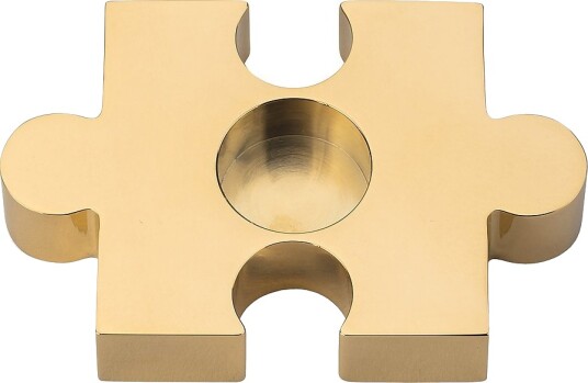 Skultuna Puzzle lysestake gull Skultuna Puzzle lysestake gull