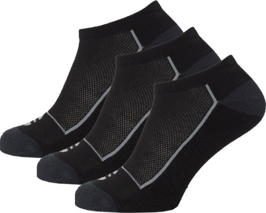 Endurance Boron Low Cut 3 Pack Ankelstrømper Svart 43 47