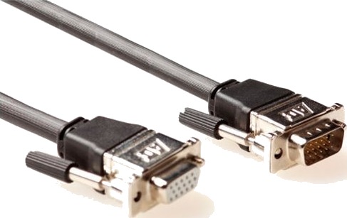 Act Vga Forlengelseskabel Hann Hunn 30 M Med Metallhetter Ak9037