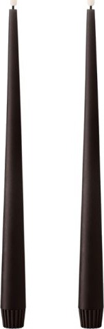 Ester & Erik LED kronelys 30 cm mørkebrun 2 pk