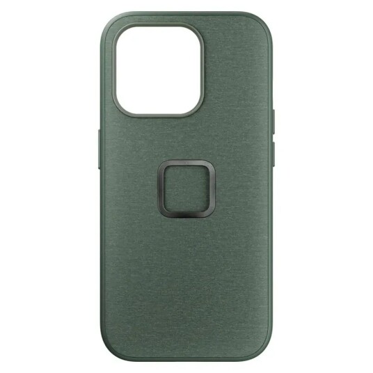 Peak Design iPhone 15 Pro Stoffdeksel med SlimLink Brakett - MagSafe Kompatibel - Sage