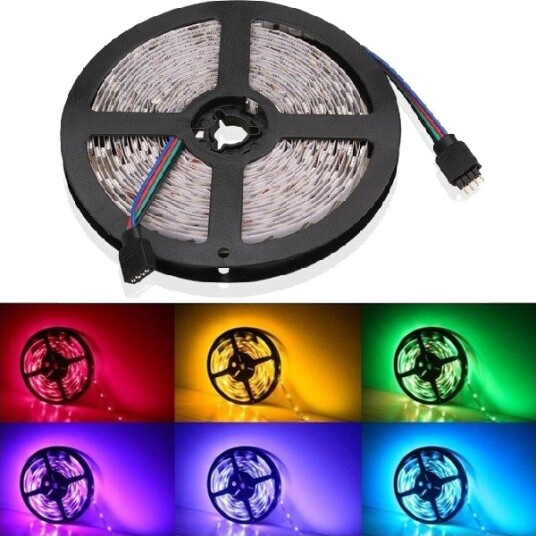 V Tac 10W/M Led List Rgb 60 Led/M 24V 5 Meter