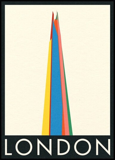 London the Shard Plakat / 21x30cm