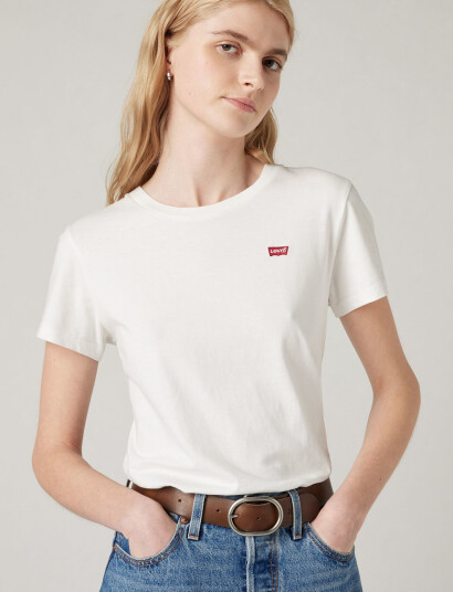 Levi"s® Perfect Tee White Cn100Xx - White - S